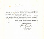 Carta enviada a mim, pelo Historiador/Professor Mário Gardelin.
